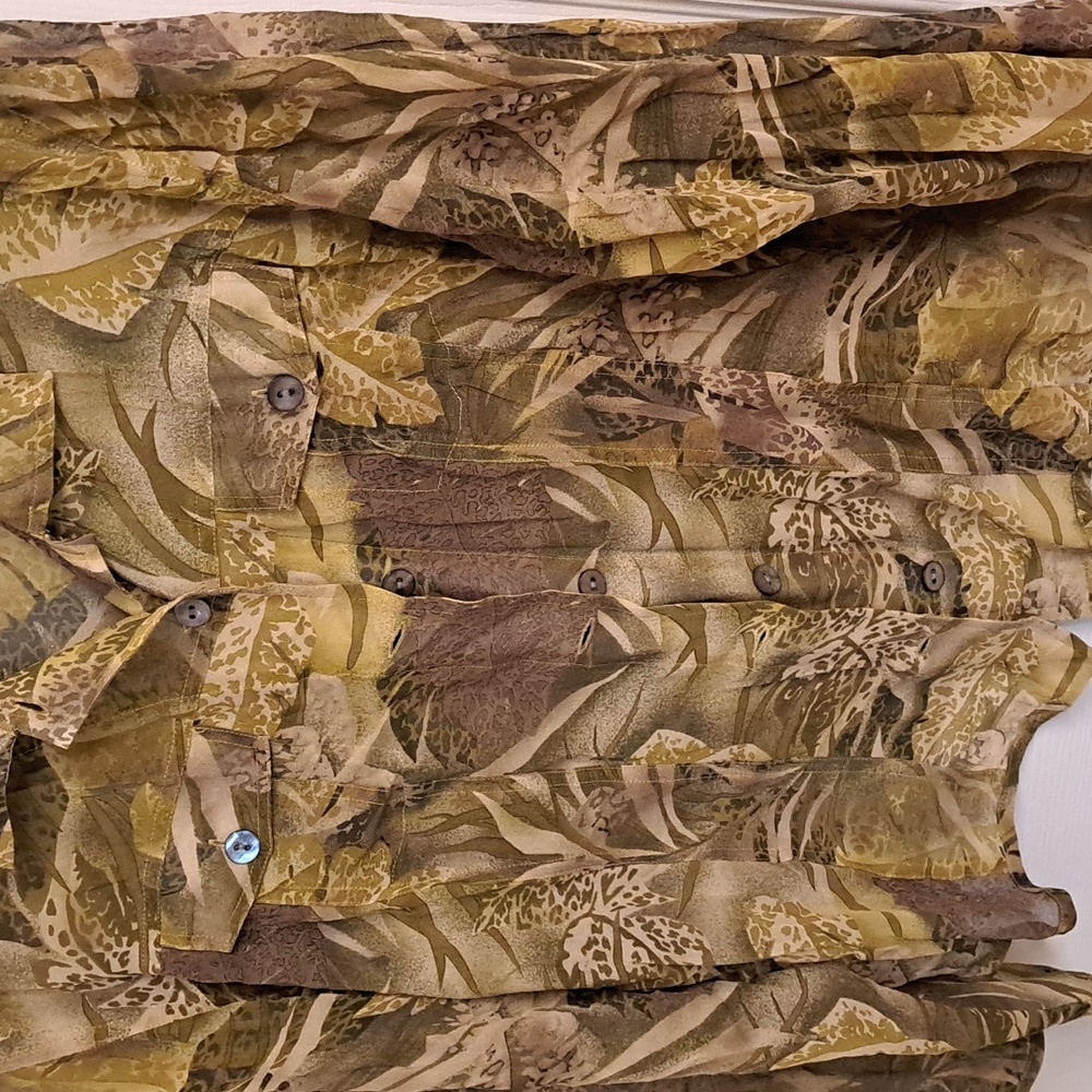 PURE SILK Sheer Oversized Blouse - Picture 3 of 8